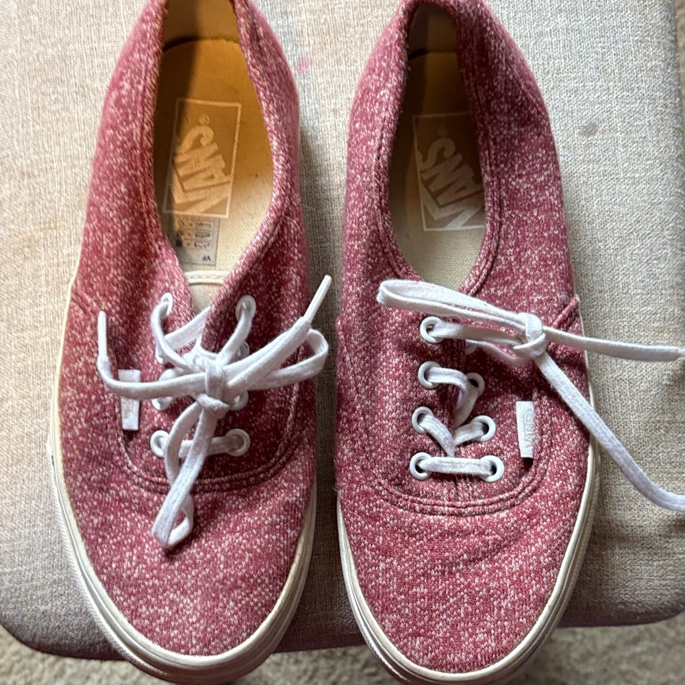 Red Vans (canvas)